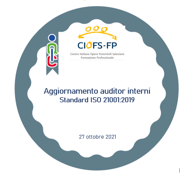 ISO 21001:2019 - aggiornamento auditor interni